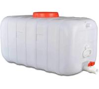 Serbatoio d'Acqua Portatile Secchio Conservazione dell'Acqua Contenitore Acqua Viaggio Escursionismo Picnic Viaggi Barbecue All'aperto(White,150L)