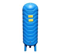 Serbatoio D'acqua Verticale, Serbatoio a Pressione in PE con Pompa di Aumento, Kit di Installazione per Casa e Applicazioni Industriali(100L/26.4gal)