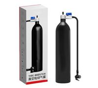 Serbatoio d'aria per pneumatici da bicicletta | Serbatoio in alluminio portatile 13,8 bar 1,2 L, Gonfiatore per pneumatici Strada Corsa, per ciclismo, mountain bike, emergenza, corsa, allenamento