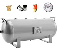 Serbatoio d'Aria Portatile Ad Alta Pressione, 26 21 16 13 12 10 9 8 6 4 3 2 1 Gallone Kit Serbatoi Compressore d'Aria di Ricambio per Lo Stoccaggio di Gas, Portaserbatoi Orizzo, 60L(15.85Gal)