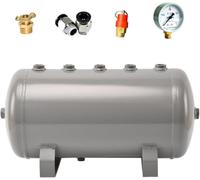 Serbatoio d'Aria Portatile Ad Alta Pressione, 26 21 16 13 12 10 9 8 6 4 3 2 1 Gallone Kit Serbatoi Compressore d'Aria di Ricambio per Lo Stoccaggio di Gas, Portaserbatoi Orizzo, 24L(6.34Gal) - B