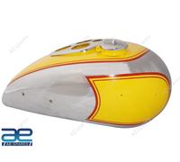 Serbatoio Del Carburante In Acciaio Cromato Dipinto Giallo Per Triumph Tiger T80
