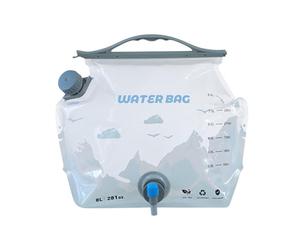 Serbatoio Della 'acqua, Contenitore Di Acqua Pieghevole Da 8L Da 8L Trasportatore Portatile A Prova Di Perdite Per Automobili, Viaggi, All'aperto, Preppers, Prevenzione Del Fuoco, Senderi