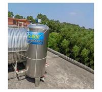 Serbatoio dell'acqua a pressione in acciaio inox, set di serbatoio | Serbatoio a pressione antiruggine da 26 litri per acqua pozzo, controllo automatico della pompa, struttura in acciaio