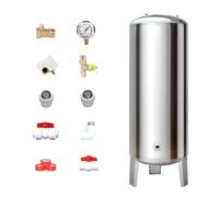 Serbatoio dell'acqua - Contenitore pressurizzato in acciaio inox per sistemi di pozzi e pompe, ideale per uso esterno, giardino e fattoria