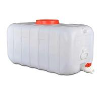 Serbatoio dell'acqua in plastica, Contenitore for acqua di emergenza, contenitore for acqua di emergenza con rubinetto, 25L, 50L, 100L, 150L, 200L, 300L, spesso(50l)