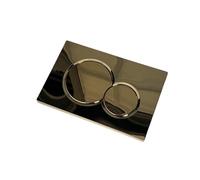 Serbatoio dell'acqua nascosto Pannello di scarico Doppio interruttore a pressione Bianco Argento Grigio Nero Oro Premium Oro Finitura Lucida Accessori da bagno