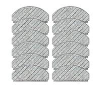 Serbatoio dell'acqua, panno for mop, compatibile con ECOVACS Deebot T10/T10 Plus Robot aspirapolvere Sostituzione pezzi di ricambio (Color : 12pcs mop rags)
