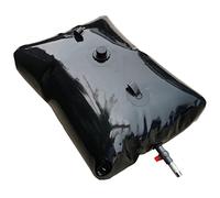 Serbatoio dell'acqua pieghevole portatile con rubinetto, ideale per doccia solare per campeggio e raccolta di acqua piovana all'aperto, durevole ed efficiente per tutte le avventure