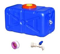Serbatoio dell'acqua portatile con rubinetto, 200 l/130 l, contenitore portatile di primo soccorso per campeggio, escursionismo, camper, casa