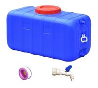 Serbatoio dell'acqua portatile con rubinetto, 27-140 litri, contenitore portatile di primo soccorso per campeggio, escursionismo, camper, casa (30 l/7,9 Gal)