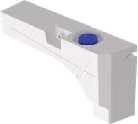 Serbatoio dell'acqua potabile aplast da 112 litri per ducato / jumper / boxer / sprinter / transit / master senza bocchetta di scarico