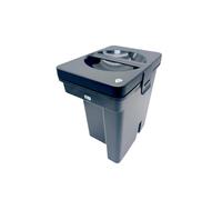 Serbatoio dell'acqua pulita originale e serbatoio dell'acqua sporca, compatibile con Roborock Qrevo S/Qrevo S5V/QV 35A/QV 35S, Robot aspirapolvere parte(Dirty water tank)