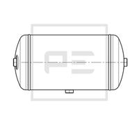 Serbatoio dell'aria, sistema di aria compressa PETERS 026.051-00A
