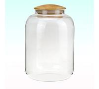 Serbatoio di caramelle con coperchio in bambù da 550 ml Contenitore per