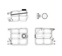 Serbatoio Di Compensazione Refrigerante NRF Per Ford Focus II DA_ HCP DP FFS