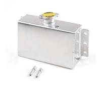 Serbatoio Di Espansione Del Refrigerante In Alluminio Universale Da 1,6 Litri, Serbatoio Di Troppo Pieno Contenitore Di Raccolta Dell'olio, Serbatoio(Silver)