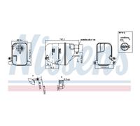 Serbatoio di espansione, liquido di raffreddamento NISSENS 996168