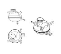 Serbatoio di espansione, refrigerante EASY FIT NRF 454084