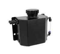 Serbatoio di espansione universale per radiatore del liquido di raffreddamento da 1L/2L, serbatoio di troppo pieno in alluminio Serbatoio Coolant Overflow SERBATOIO ESPANSIONE RA(1L Black)