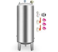 Serbatoio di Pressione de.ll'acqua in Acciaio Inossidabile 304 Lavabile, Serbatoio di Stoccaggio Pressurizzato Verticale for Pompa for Acqua di Pozzo/rubinetto(250L/66Gal(135x50cm/53x20in))