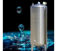 Serbatoio di Pressione dell'Acqua, Extra Large da 700 Litri, in Acciaio Inox 304, Serbatoio di accumulo Verticale pressurizzato per Pompa dell'Acqua di pozzo/Rubinetto, Kit di Montaggio incl