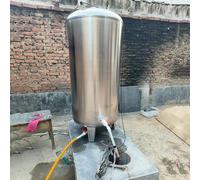 Serbatoio di Pressione dell'Acqua, Serbatoio di Pressione in Acciaio Inox da 100 Litri - Serbatoio Verticale da 185 galloni, Ideale per Uso Esterno, Pozzi, Pulizia Industriale e pressurizzaz