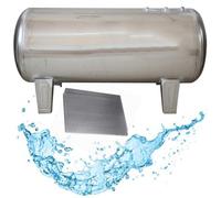 Serbatoio di pressione orizzontale in acciaio inossidabile,contenitore di serbatoio di pressione orizzontale resistente alla corrosione,serbatoio di pressione orizzontale per parchi/agricoltura 160L