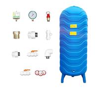 Serbatoio di pressione verticale da 13-66 galloni for pompa da pozzo - Contenitore di stoccaggio 'acqua durevole for la casa e le forniture di emergenza(200L/53Gal)