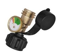 Serbatoio di propano: indicatore resistente alle intemperie di 10,5 x 8 x 6 cm, dispositivo di pressione e rilevamento delle perdite, monitor del livello del carburante, lettore di calibri