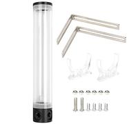 Serbatoio di raffreddamento ad acqua cilindrico in acrilico, serbatoio con filettatura G1/4 a 4 fori per di raffreddamento a liquido della CPU, accessorio per raffreddament