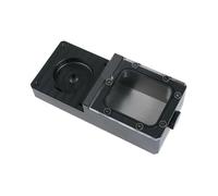 Serbatoio di raffreddamento ad acqua del telaio da 1 pz, piccolo serbatoio 'acqua G1/4", supporto for supporto DDC, nero, bianco, ICE-SSU-DC(Black)