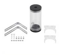 Serbatoio di Raffreddamento ad Acqua,PC LiquidoRaffreddamento ad Acqua Radiatore Cilindro Acrilico Serbatoio d'Acqua Kit Serbatoio,Riduzione del Rumore,Lavorare in Silenzio