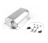 Serbatoio Di Recupero Universale 2 Litri Per Olio Motore In Lega Serbatoio Sfiato, Serbatoio Troppo Pieno Per Radiatore E Liquido Raffreddamento(Silver)