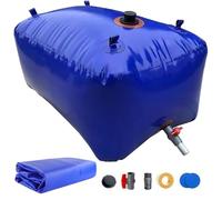 Serbatoio di riserva d'acqua da 20-1070 galloni, cisterna pieghevole for annaffiare le piante, sistema di raccolta dell'acqua piovana(1.2x1x0.94m/1136L/300gal)