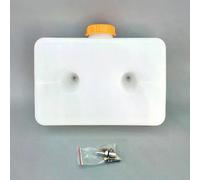 Serbatoio di riserva per olio per auto da 5 litri, 2 fori, in plastica, per riscaldatore da parcheggio