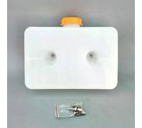 Serbatoio di riserva per olio per auto da 5 litri, 2 fori, in plastica, per riscaldatore da parcheggio