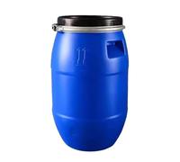 Serbatoio di stoccaggio Blu da 30 Litri per Alimenti con Coperchio e Chiusura - Serbatoio in plastica per fermentazione, Trasporto e distribuzione di liquidi - Ideale per la Produzione casal