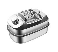 Serbatoio di stoccaggio del carburante， Serbatoio di carburante di scorta for motociclette diesel in acciaio inossidabile 304, tanica for benzina orizzontale con tubo guida for olio integrato, manigli