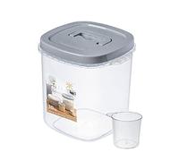Serbatoio di stoccaggio della farina sigillato 1.2L/5KG contenitore di stoccaggio dell'alimento contenitore ermetico del contenitore del riso con la tazza di misurazione contenitori di stoccaggio di