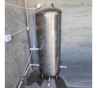 Serbatoio di stoccaggio dell'acqua pressurizzata con pompa verticale da 100 galloni, serbatoio dell'acqua pressurizzata in acciaio inossidabile con kit di installazione(200L/52.8Gal)