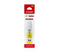 Canon gi-50 y, resa elevata, flacone d'inchiostro, giallo
