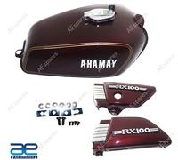 Serbatoio E Cappuccio Per Gasolio Yamaha RX100 RX125 Con Pannello Laterale AEs