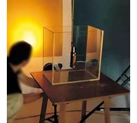 Serbatoio for riprese fotografiche in acrilico spesso da 0,2 pollici, accessori creativi for pose fotografiche, vetrina trasparente for esposizione di fotografie(40x20x40cm/16x8x16in)
