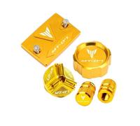 Serbatoio Freni Tappo Copertura Anteriore Posteriore Coperchio Del Serbatoio Liquido Dei Freni Tappo Olio Della Valvola Pneumatico Per MT07 MT-07 MT 07 FZ07 2015-2020 2021 2022 2023