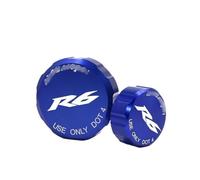 Serbatoio Freno Anteriore Copertina Per YZF R6 YZFR6 YZF-R6 2010-2021 2019 Moto Di Alluminio CNC Posteriore Anteriore Freno Fluido Tappo Serbatoio Coperchio Del Cilindro