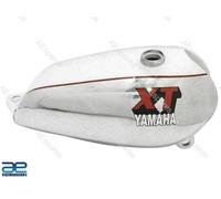 Serbatoio Gasolio In Acciaio Bianco E Cromo Verniciato Per Yamaha XT500