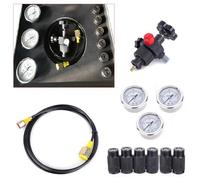 Serbatoio idraulico 40MPA Nitrogen Filling Kit Gas Valve Test Kit con Gauges idraulico 3-10/25/40 0-100BAR/1500PSI; 0-250BAR/3600PSI; 0-400BAR/6000PSI
