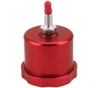 Serbatoio idraulico per freno a mano in alluminio per Drift Racing, vaso dell'olio compatto in lega con controllo, adatto per modifica di auto e camion, rosso, blu, nero, argento (rosso)