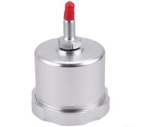 Serbatoio idraulico per freno a mano in alluminio per Drift Racing, vaso dell'olio compatto in lega con controllo, adatto per modifica di auto camion, rosso, blu, nero, argento (argento)